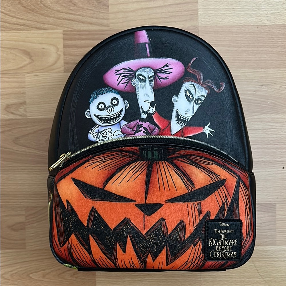 Disney Loungefly Nightmare Oogie’s Boys 30th Anniversary Mini Backpack